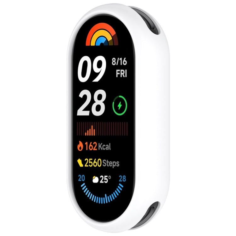For Xiaomi Mi Band 8 NFC Glossy Surface Silicone Watch Protective Case