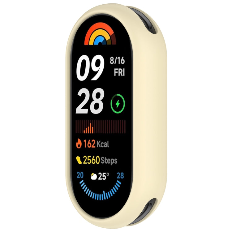 For Xiaomi Mi Band 8 NFC Glossy Surface Silicone Watch Protective Case