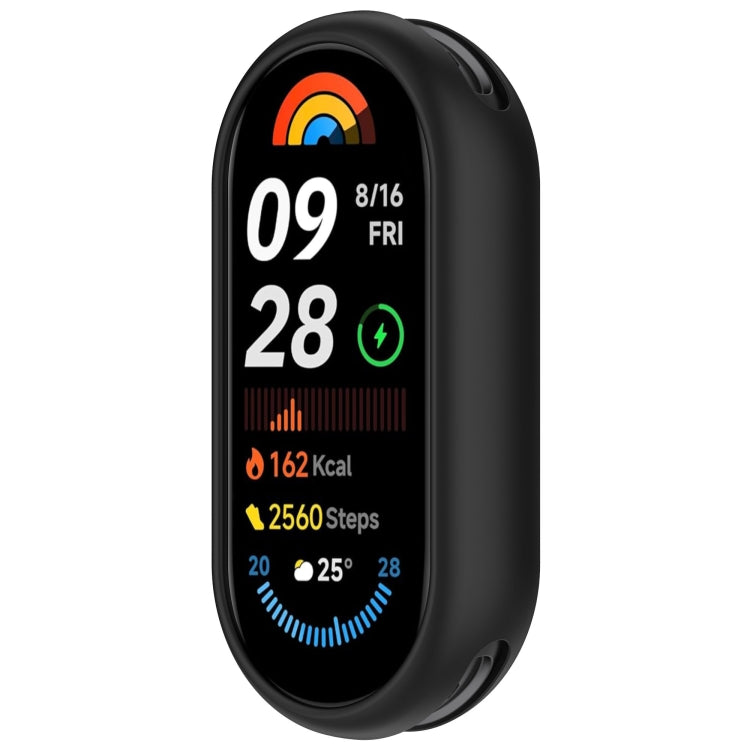 For Xiaomi Mi Band 8 NFC Glossy Surface Silicone Watch Protective Case