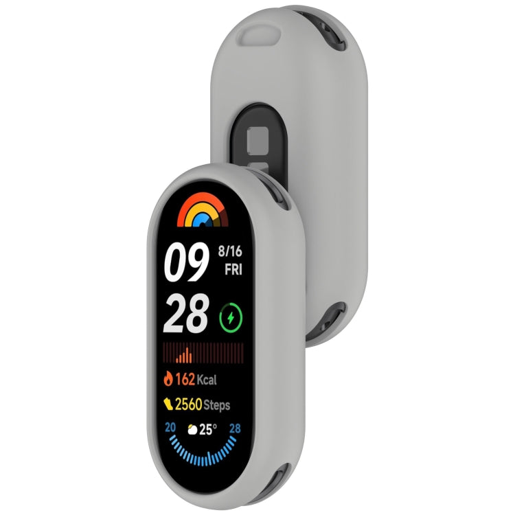 For Xiaomi Mi Band 8 NFC Glossy Surface Silicone Watch Protective Case