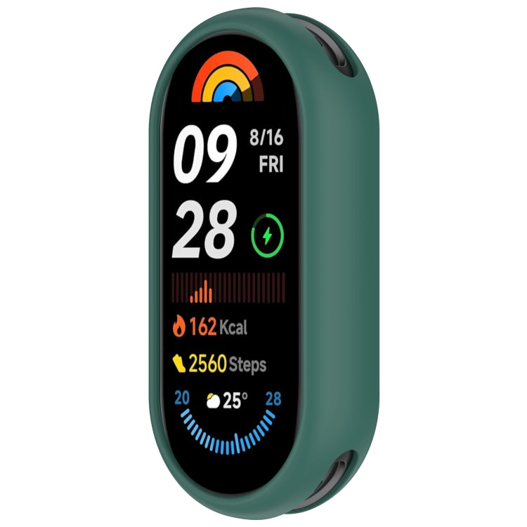 For Xiaomi Mi Band 8 NFC Glossy Surface Silicone Watch Protective Case