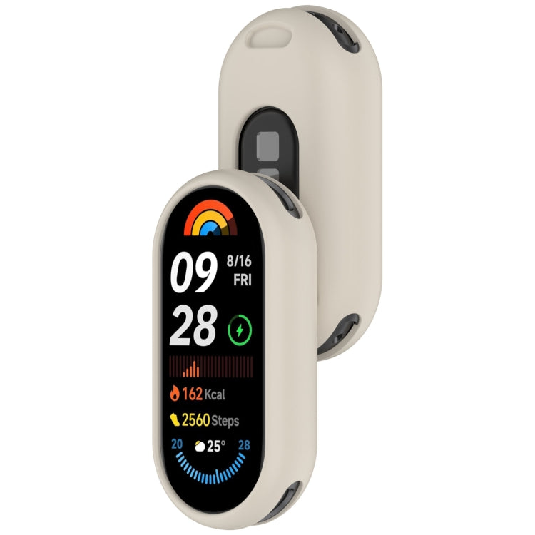 For Xiaomi Mi Band 8 NFC Glossy Surface Silicone Watch Protective Case
