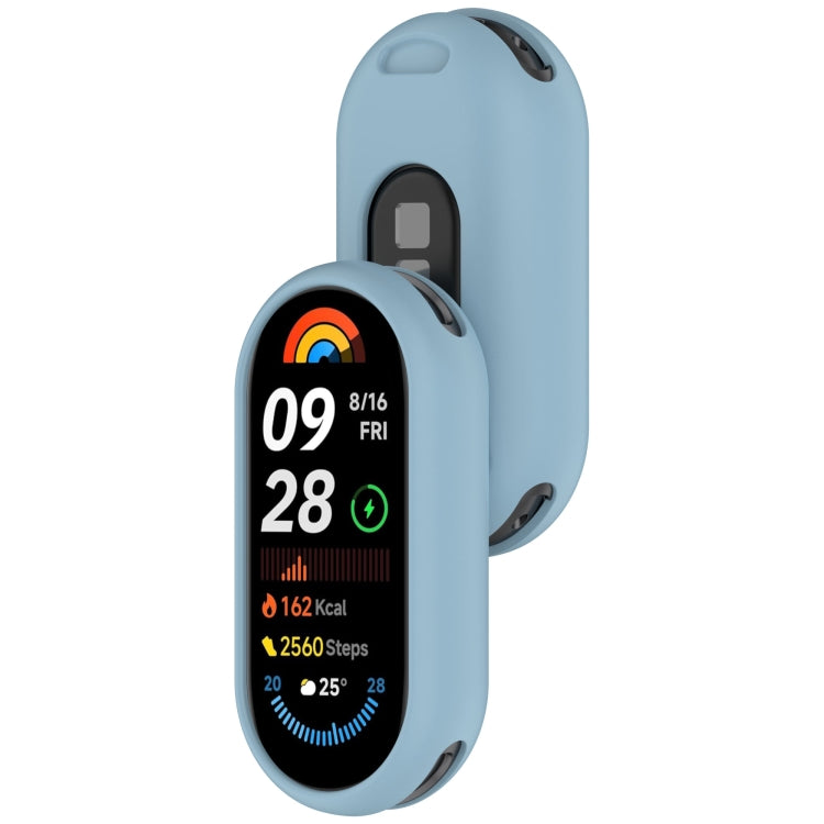 For Xiaomi Mi Band 8 NFC Glossy Surface Silicone Watch Protective Case