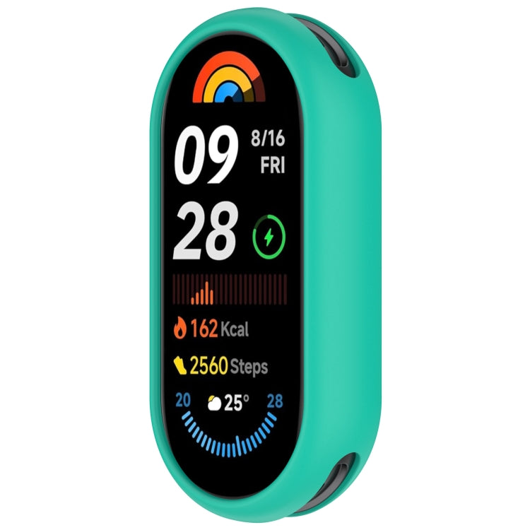 For Xiaomi Mi Band 8 NFC Glossy Surface Silicone Watch Protective Case