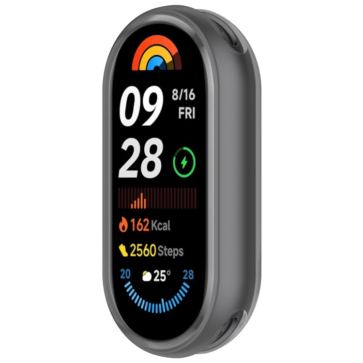 For Xiaomi Mi Band 8 NFC Glossy Surface Silicone Watch Protective Case