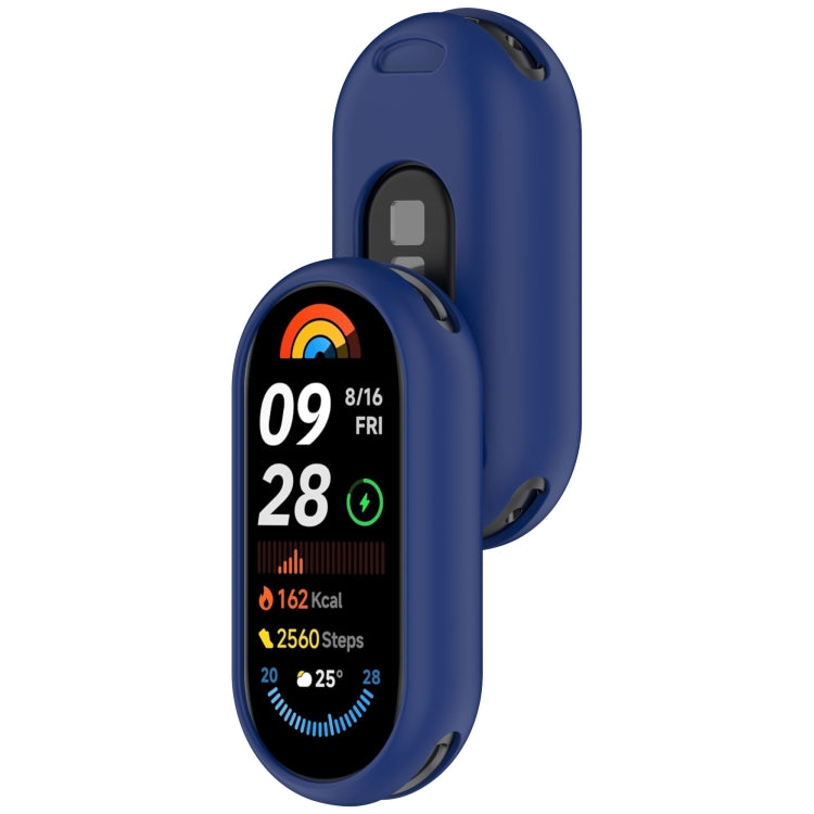 For Xiaomi Mi Band 8 NFC Glossy Surface Silicone Watch Protective Case