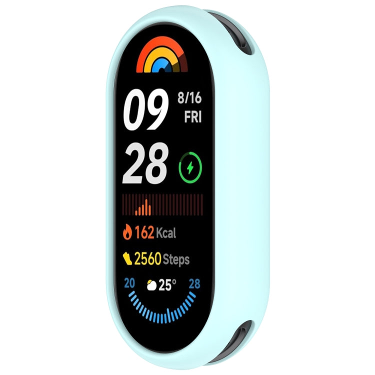 For Xiaomi Mi Band 8 NFC Glossy Surface Silicone Watch Protective Case