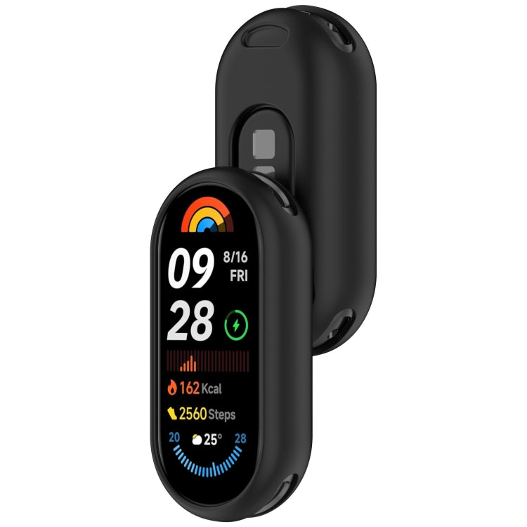 For Xiaomi Smart Band 9 NFC Glossy Surface Silicone Watch Protective Case