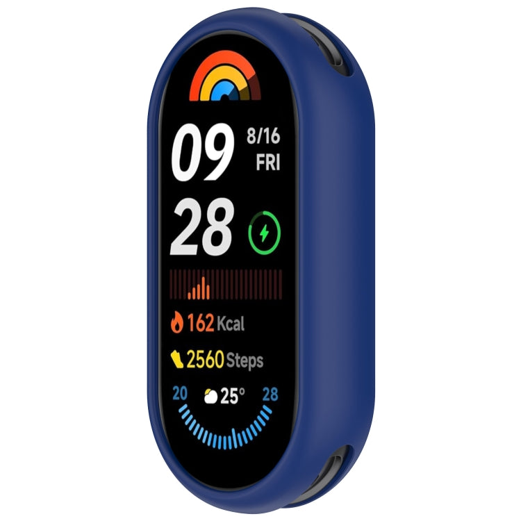 For Xiaomi Smart Band 9 Glossy Surface Silicone Watch Protective Case
