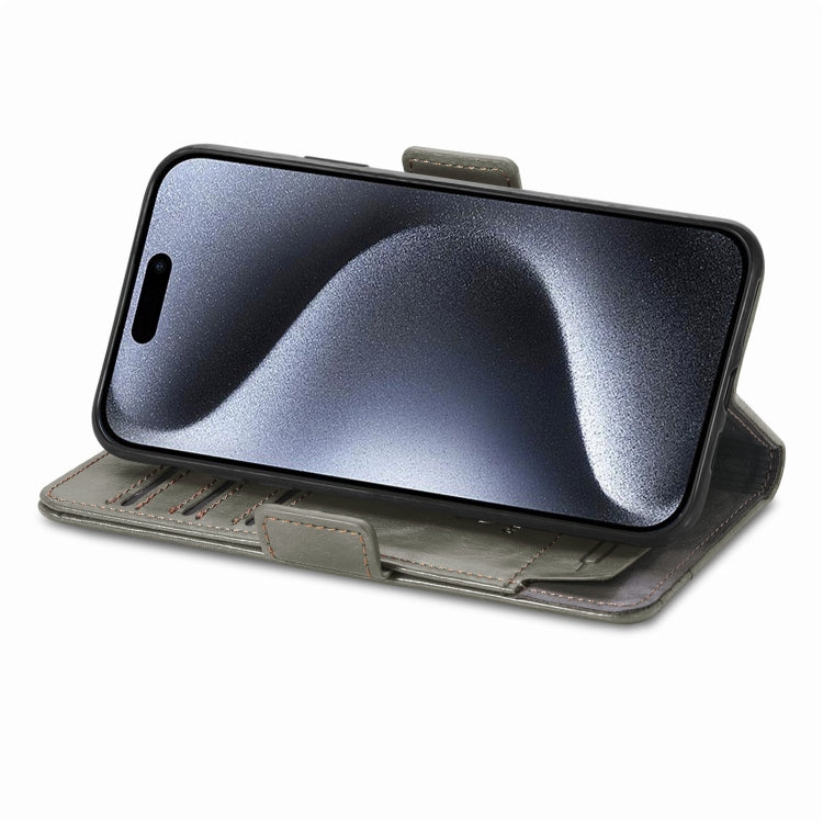 For iPhone 16 Pro CaseNeo Splicing Dual Magnetic Buckle Leather Phone Case