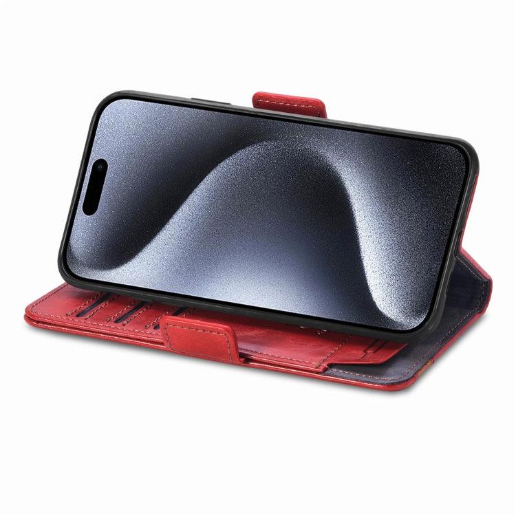 For iPhone 16 Pro CaseNeo Splicing Dual Magnetic Buckle Leather Phone Case