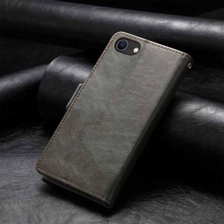 For iPhone 17e / 16e CaseNeo Splicing Dual Magnetic Buckle Leather Phone Case
