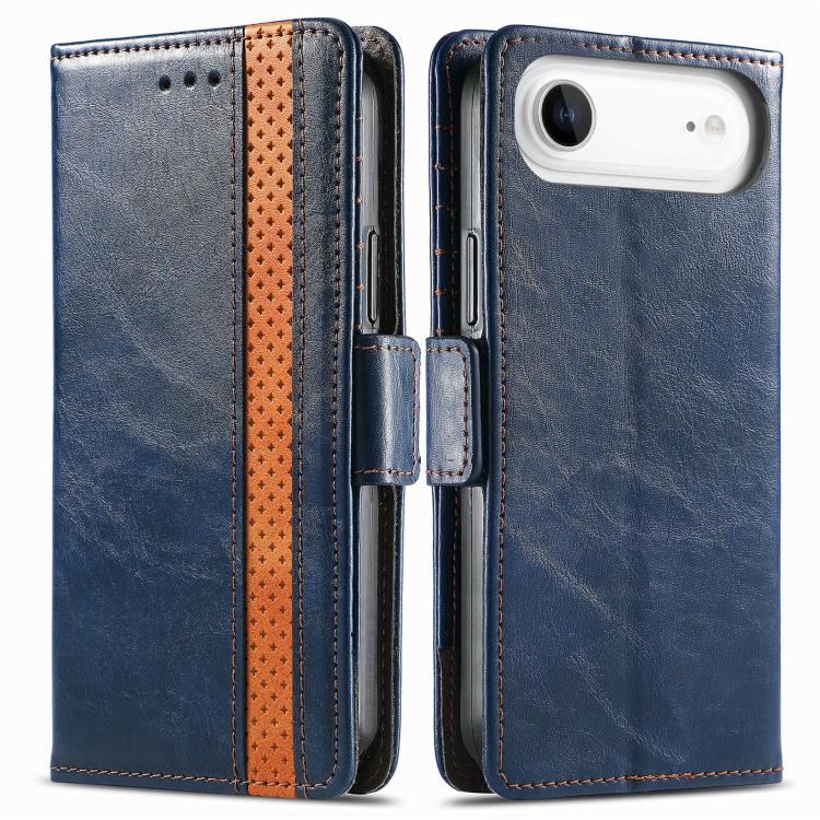 For iPhone Air CaseNeo Splicing Dual Magnetic Buckle Leather Phone Case