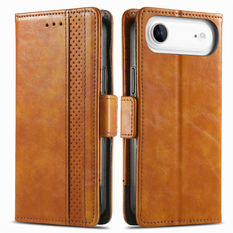 For iPhone Air CaseNeo Splicing Dual Magnetic Buckle Leather Phone Case