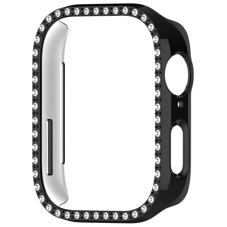 For Huawei Watch Fit3 Diamond Electroplated PC Half Coverage Watch Protective Case