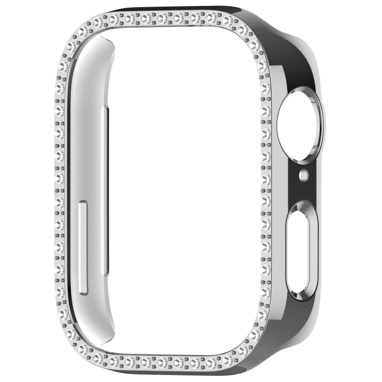 For Huawei Watch Fit3 Diamond Electroplated PC Half Coverage Watch Protective Case