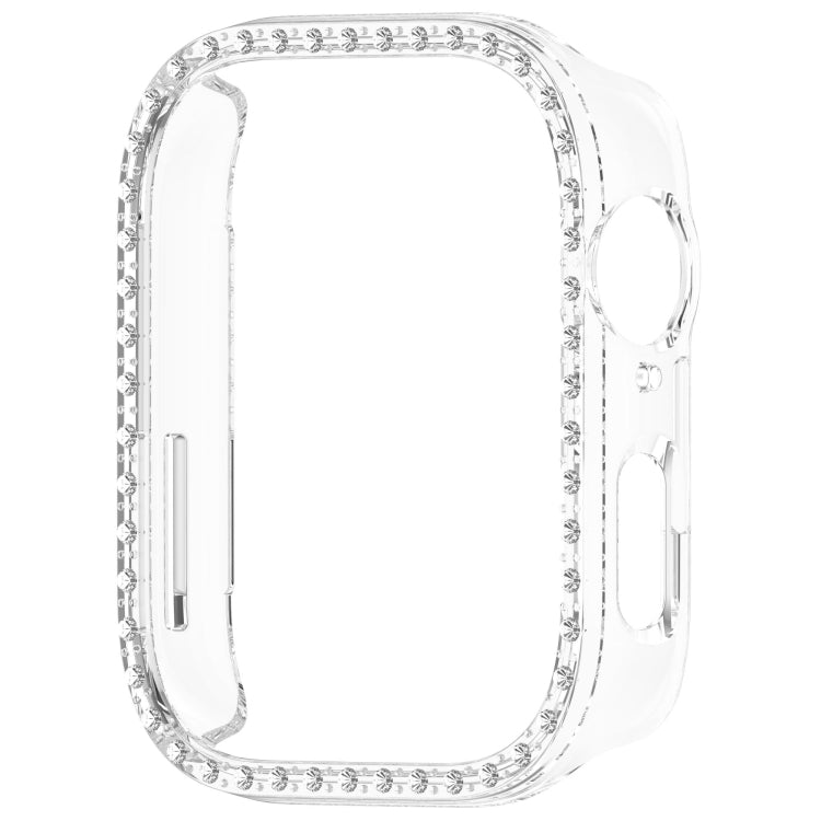 For Huawei Watch Fit3 Diamond Electroplated PC Half Coverage Watch Protective Case