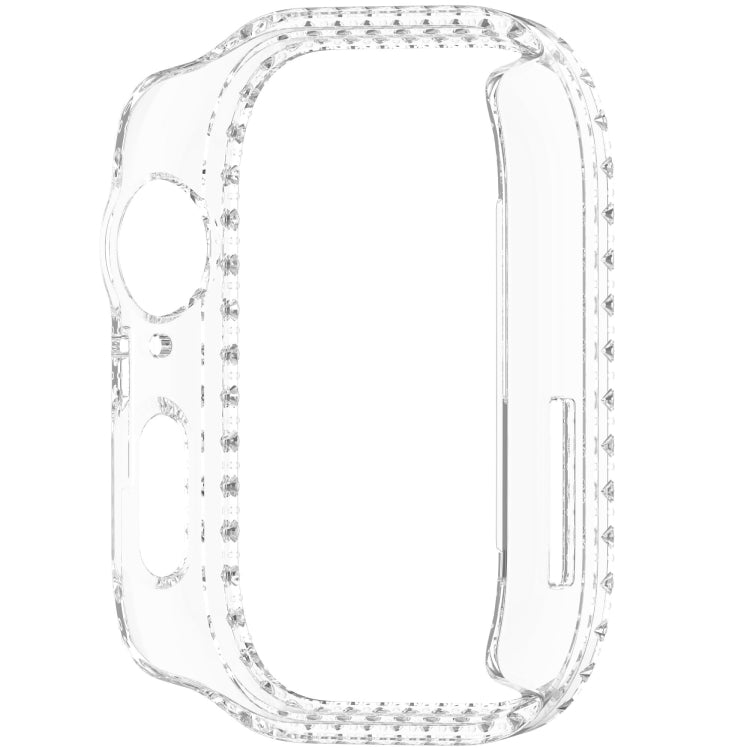 For Huawei Watch Fit3 Diamond Electroplated PC Half Coverage Watch Protective Case