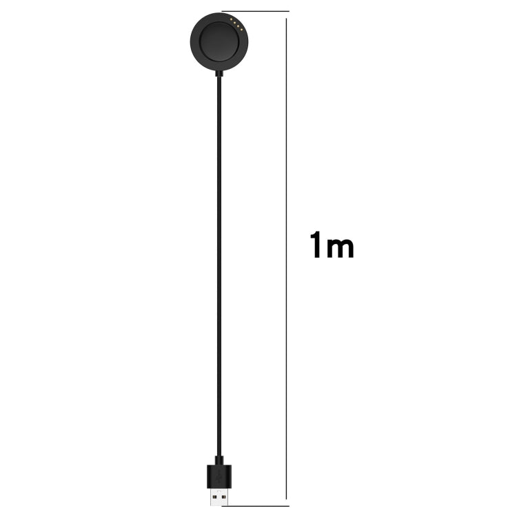 For Xiaomi Watch S4 Sport USB Interface Integrated Smart Watch Magnetic Charging Cable, Length: 1m - Black
