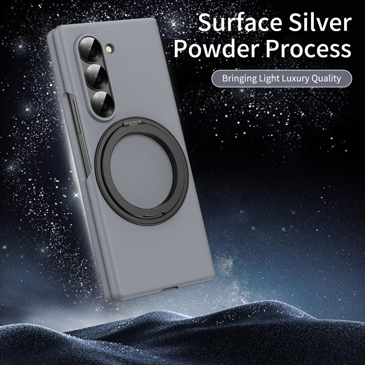 For Galaxy Z Fold5 5G Thunderbolt 360 Rotating Holder Shockproof Phone Case
