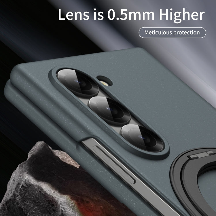 For Galaxy Z Fold5 5G Thunderbolt 360 Rotating Holder Shockproof Phone Case