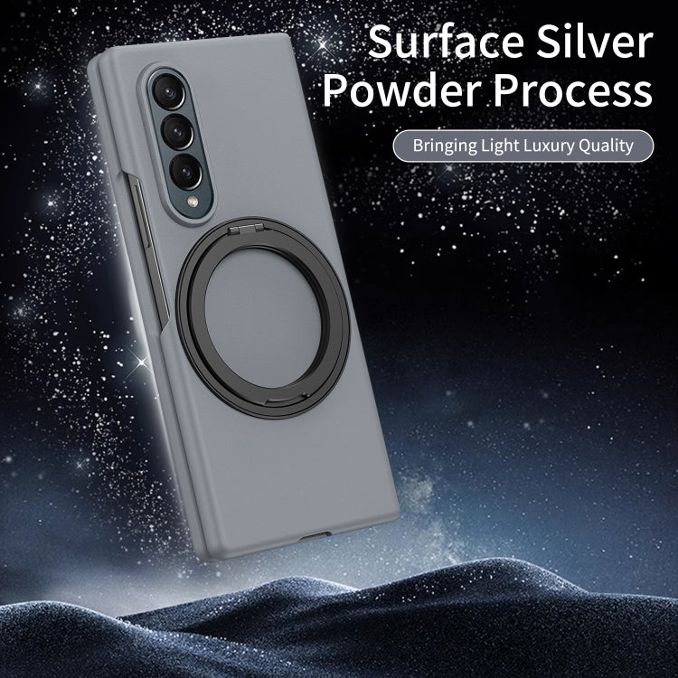 For Galaxy Z Fold4 Thunderbolt 360 Rotating Holder Shockproof Phone Case