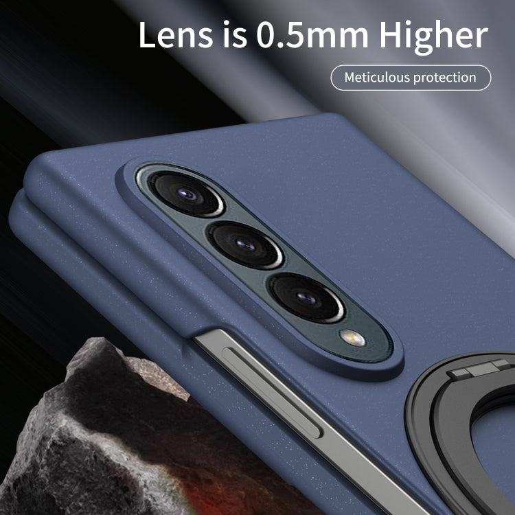 For Galaxy Z Fold4 Thunderbolt 360 Rotating Holder Shockproof Phone Case