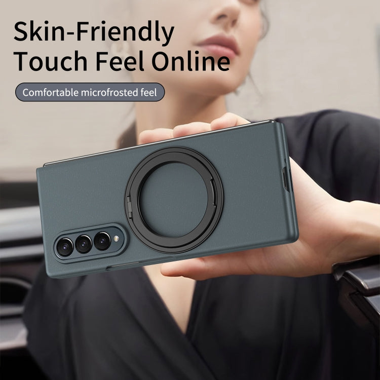 For Galaxy Z Fold4 Thunderbolt 360 Rotating Holder Shockproof Phone Case