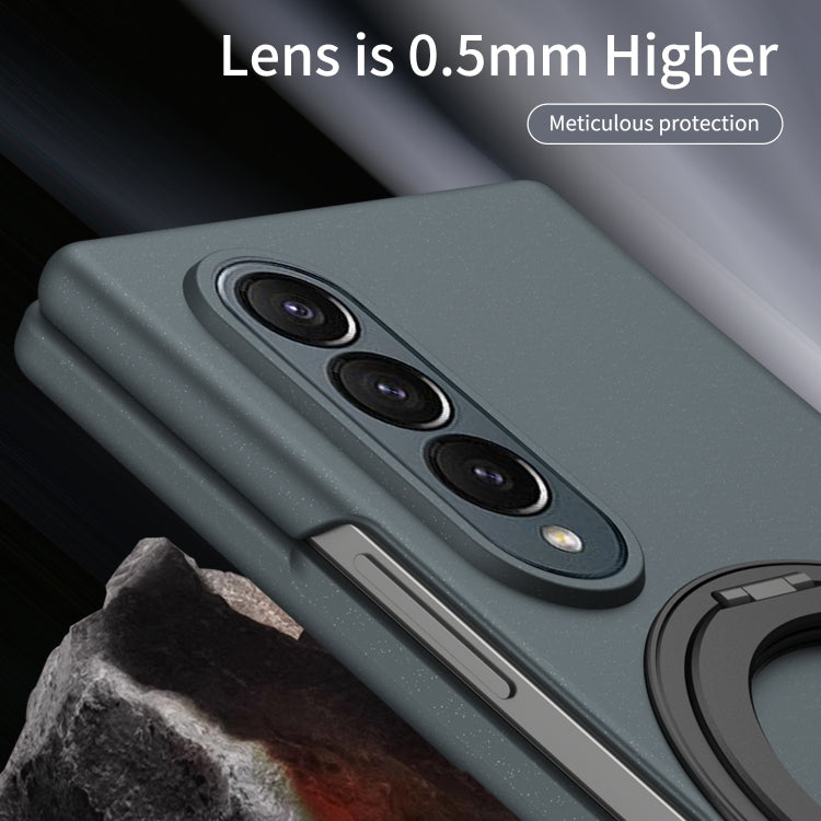 For Galaxy Z Fold4 Thunderbolt 360 Rotating Holder Shockproof Phone Case