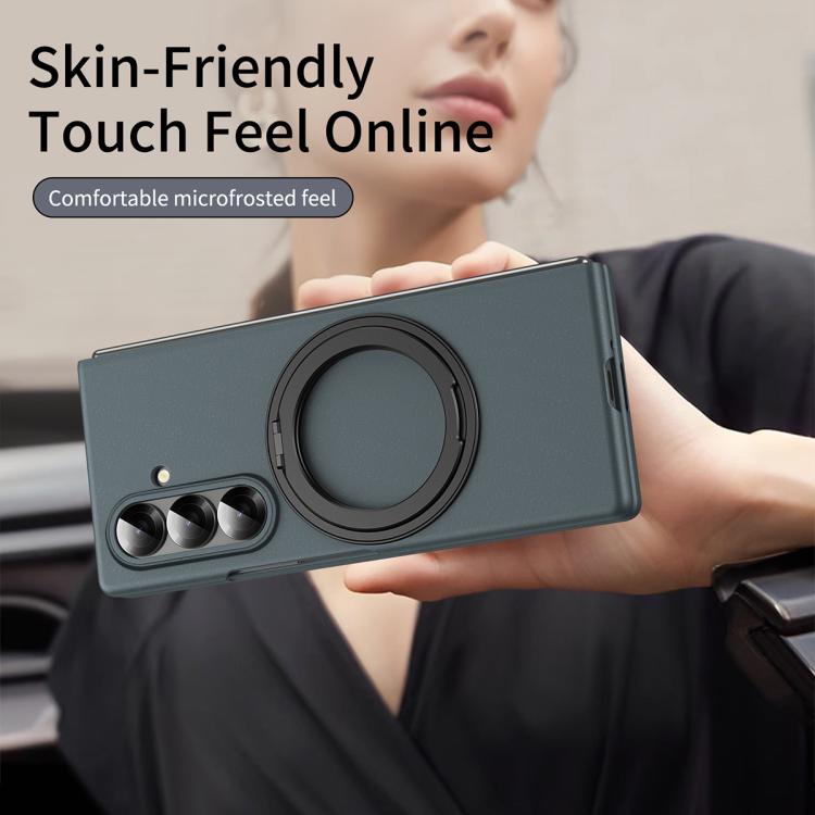 For Galaxy Z Fold7 Thunderbolt 360 Rotating Holder Shockproof Phone Case