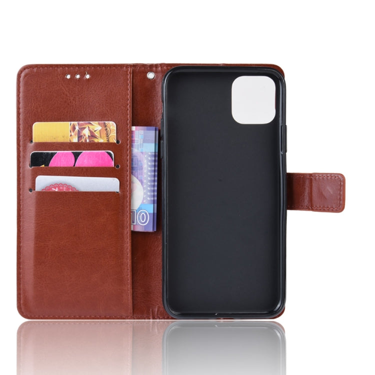 Retro Crazy Horse Texture Horizontal Flip Leather Case for  iPhone 11 Pro 5.8 inch, with Holder & Card Slots & Photo Frame