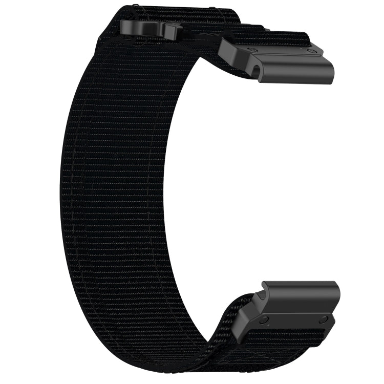 For Garmin Fenix 8 AMOLED 43mm Nylon Hook and Loop Fastener 20mm Quick Release Watch Band