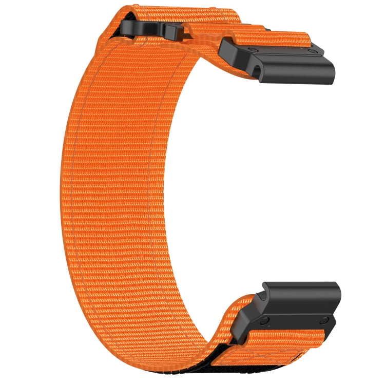 For Garmin Fenix 8 AMOLED 51mm Nylon Hook and Loop Fastener 26mm Quick Release Watch Band