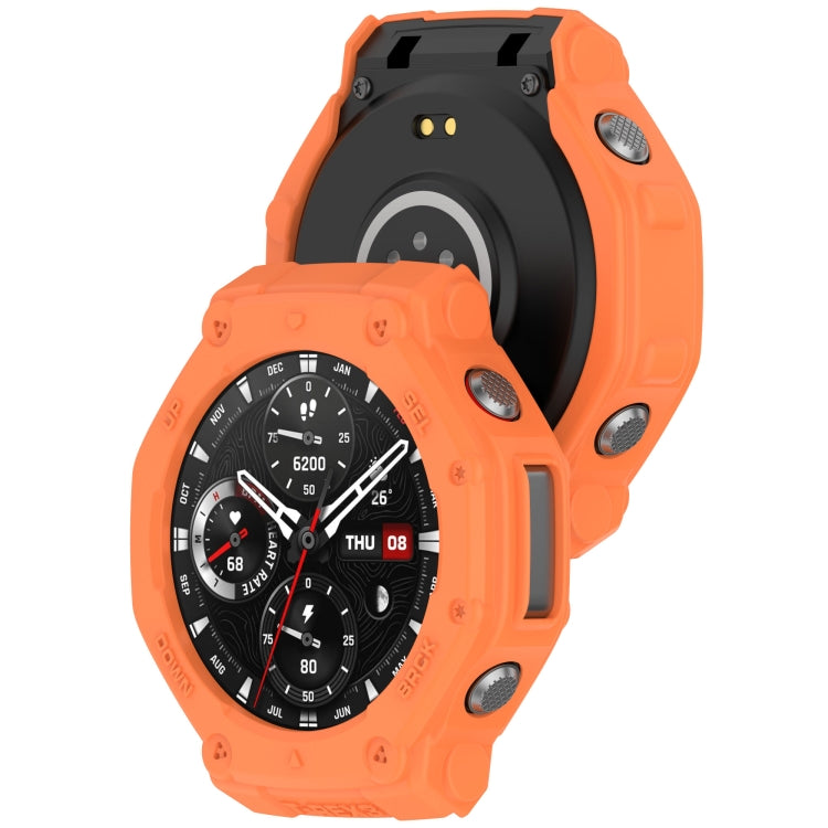 For Amazfit T-Rex3 Armor Hollow TPU Half Coverage Watch Case
