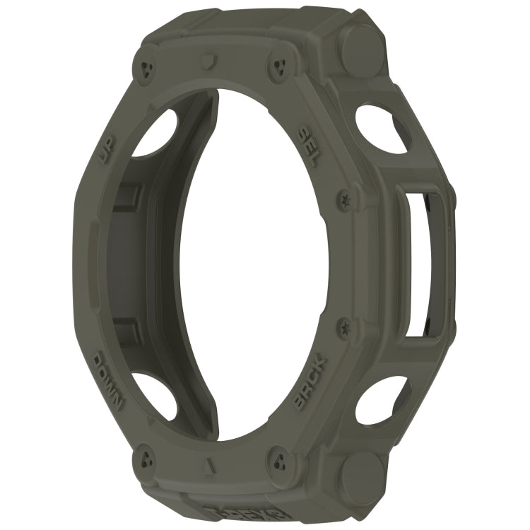For Amazfit T-Rex3 Armor Hollow TPU Half Coverage Watch Case