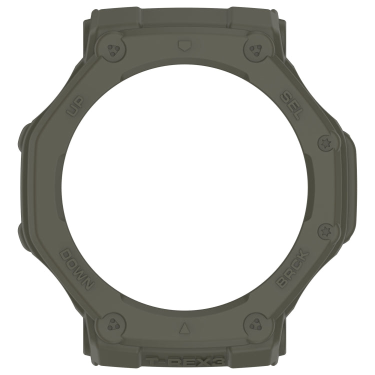 For Amazfit T-Rex3 Armor Hollow TPU Half Coverage Watch Case