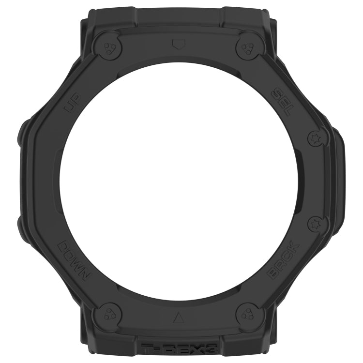 For Amazfit T-Rex3 Armor Hollow TPU Half Coverage Watch Case