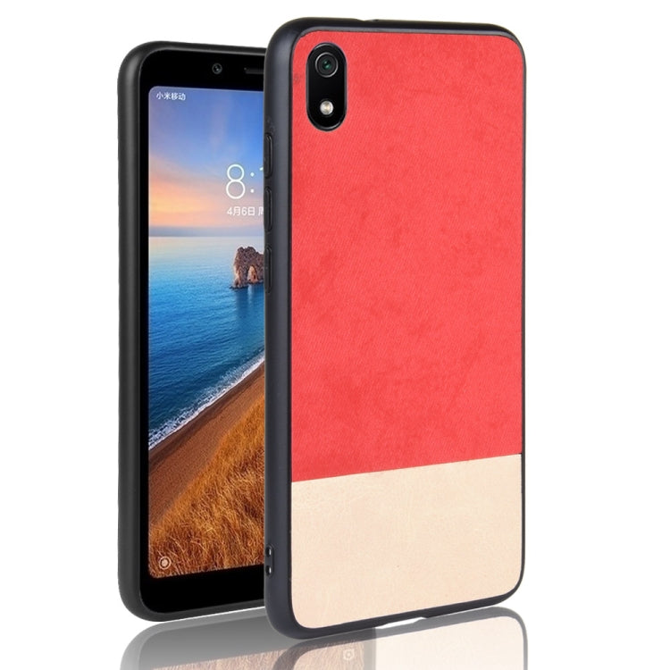 Shockproof Color Matching Denim PC + PU + TPU Protective Case for Xiaomi Redmi 7A