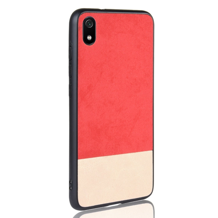 Shockproof Color Matching Denim PC + PU + TPU Protective Case for Xiaomi Redmi 7A