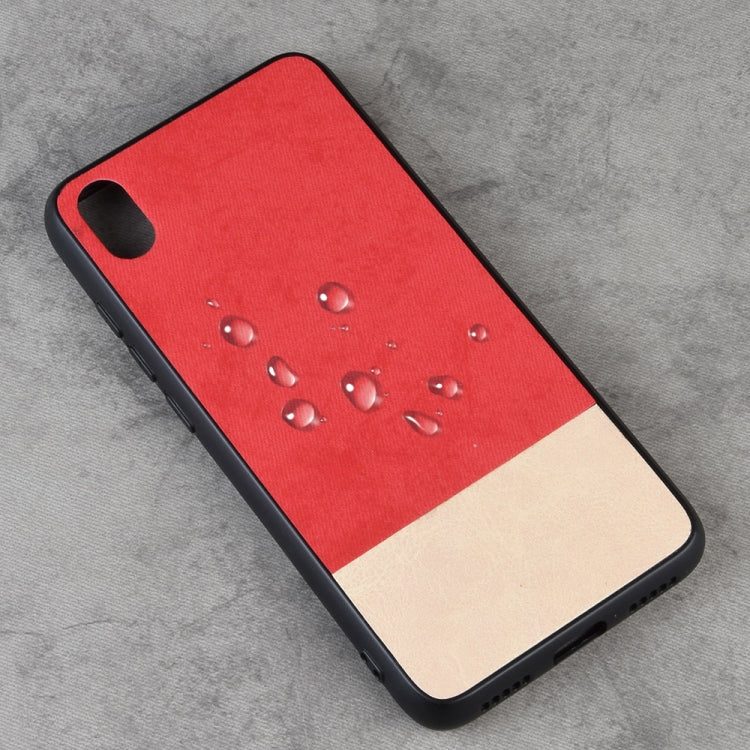 Shockproof Color Matching Denim PC + PU + TPU Protective Case for Xiaomi Redmi 7A