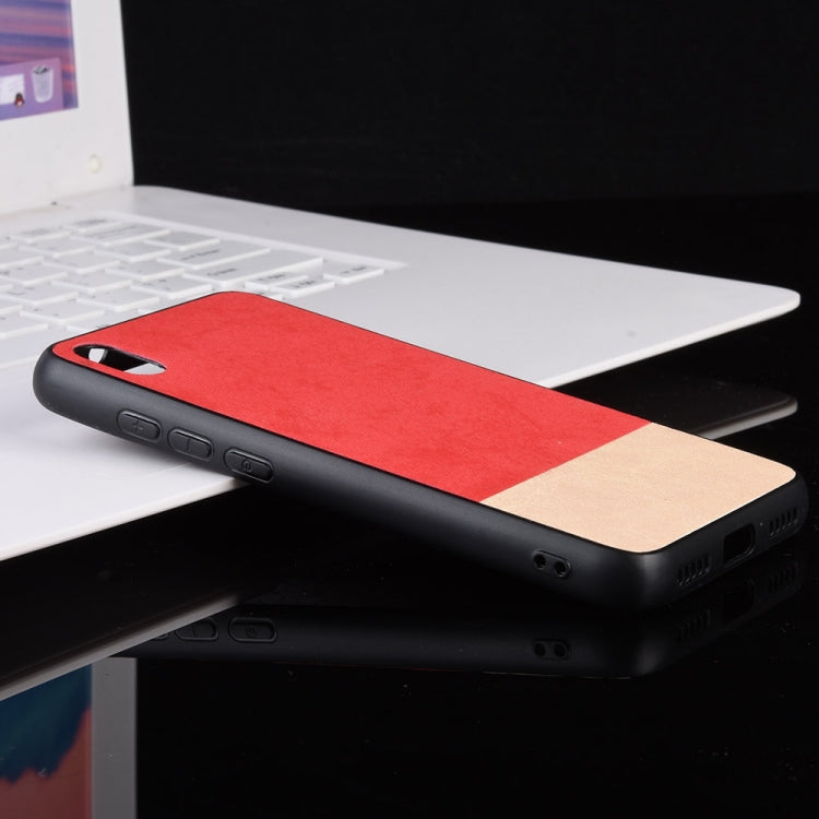 Shockproof Color Matching Denim PC + PU + TPU Protective Case for Xiaomi Redmi 7A