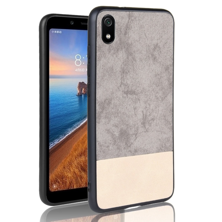 Shockproof Color Matching Denim PC + PU + TPU Protective Case for Xiaomi Redmi 7A