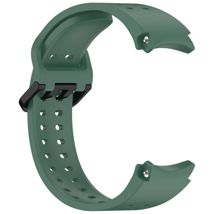 For Samsung Galaxy Watch FE 40mm Diplopore Button Quick Release Silicone Watch Band