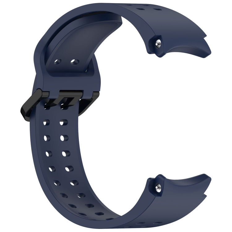 For Samsung Galaxy Watch 5 40 / 44mm Diplopore Button Quick Release Silicone Watch Band