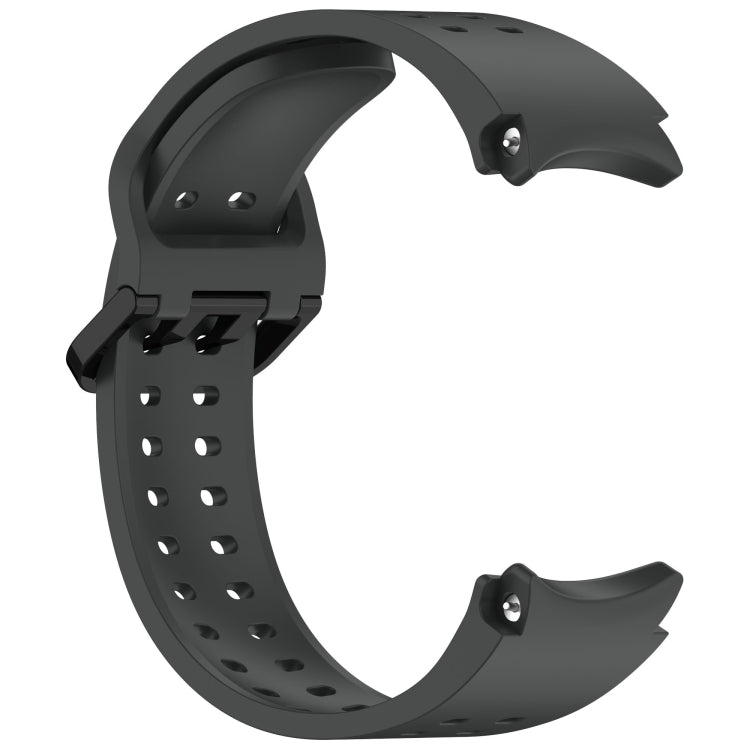 For Samsung Galaxy Watch 5 40 / 44mm Diplopore Button Quick Release Silicone Watch Band