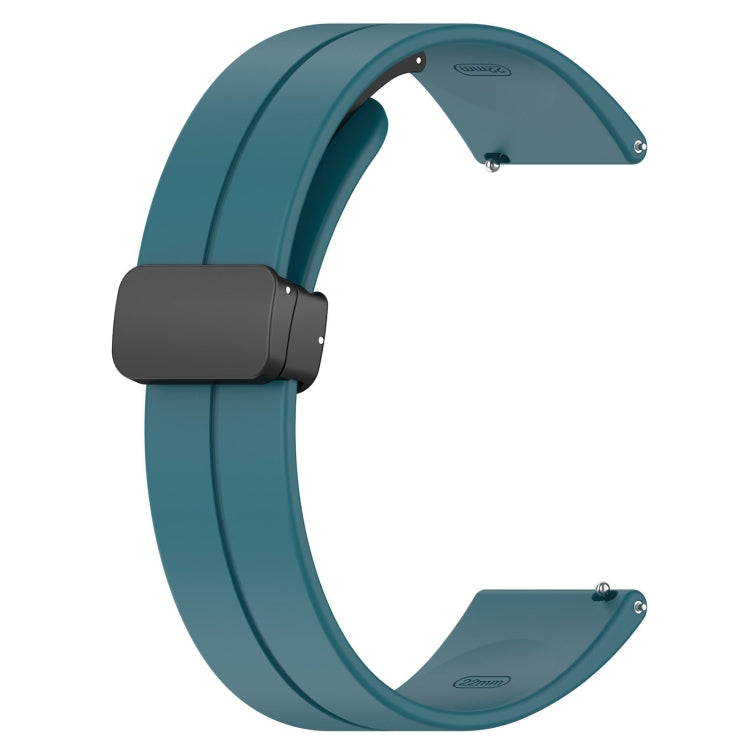 For Redmi Watch 5 Lite Folding Magnetic Buckle Silicone Watch Band