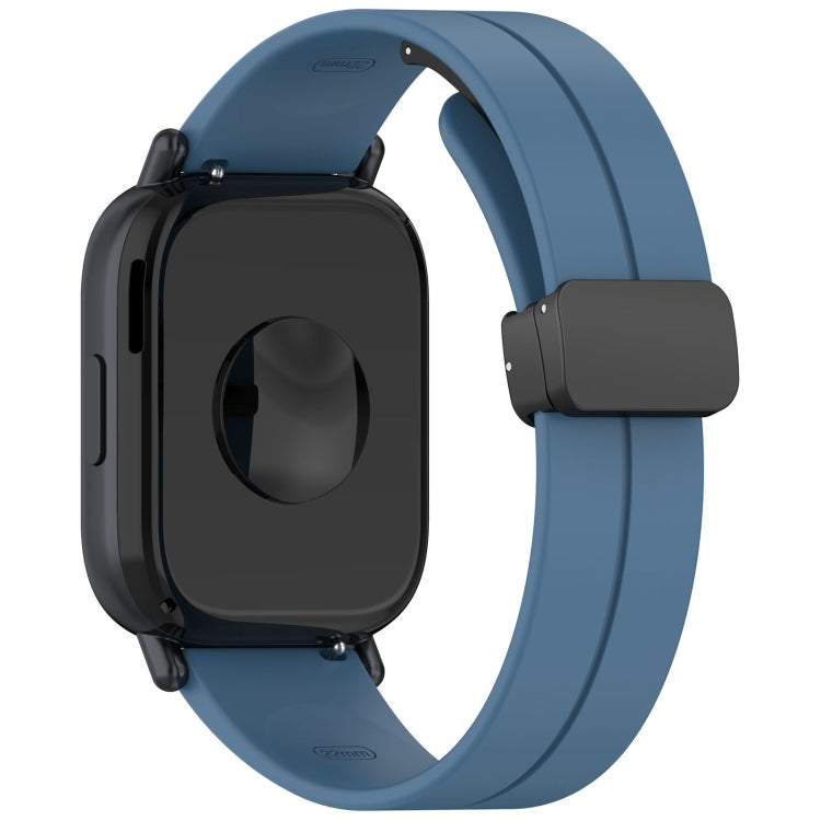 For Redmi Watch 5 Lite Folding Magnetic Buckle Silicone Watch Band