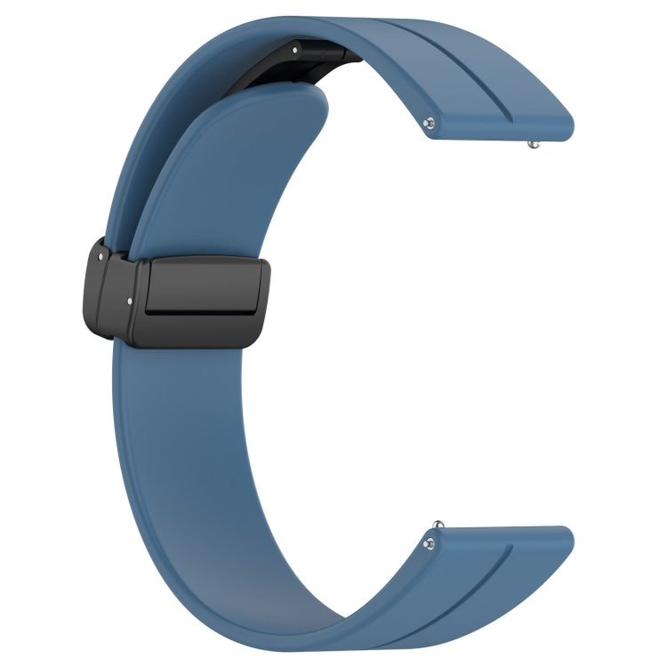 For Redmi Watch 5 Lite Folding Magnetic Buckle Silicone Watch Band