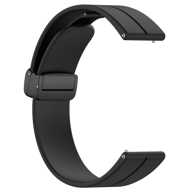 For Redmi Watch 5 Lite Folding Magnetic Buckle Silicone Watch Band