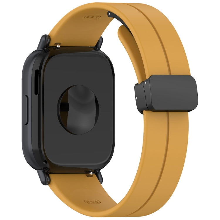For Redmi Watch 5 Lite Folding Magnetic Buckle Silicone Watch Band